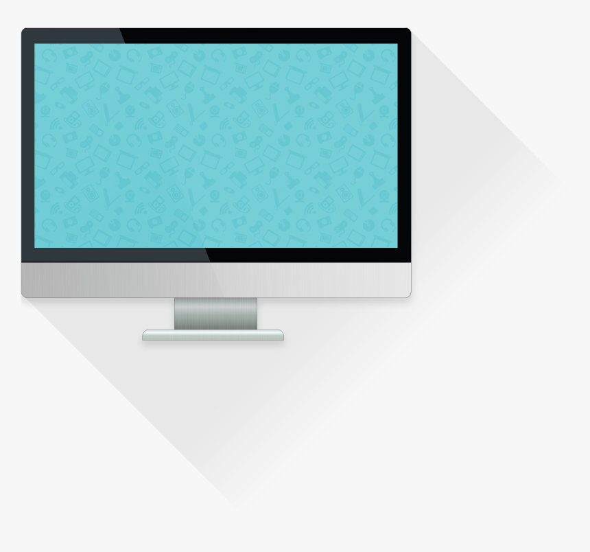 Led-backlit Lcd Display, HD Png Download