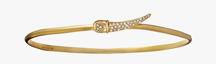 B Warrior Bangle Pave Y Newest - Engagement Ring, HD Png Download