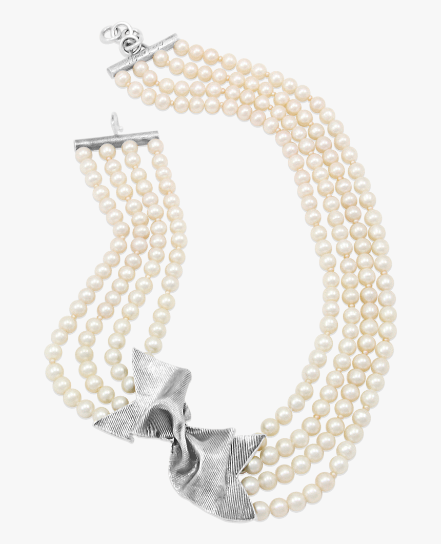 Twist Bow Necklace - Fecho Para Pulceira De Perola, HD Png Download
