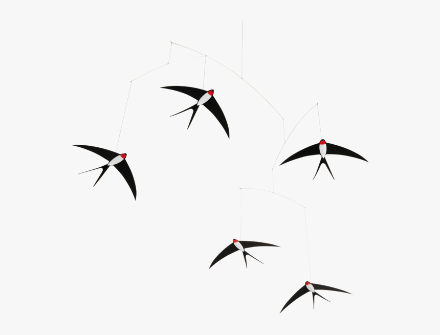 Flowing Swallow Mobile - Swallows Mobile, HD Png Download