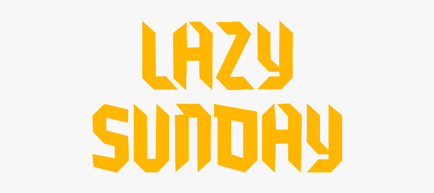 #lazy #sunday #lazysunday #yellow #quote #transparent - Graphics, HD Png Download