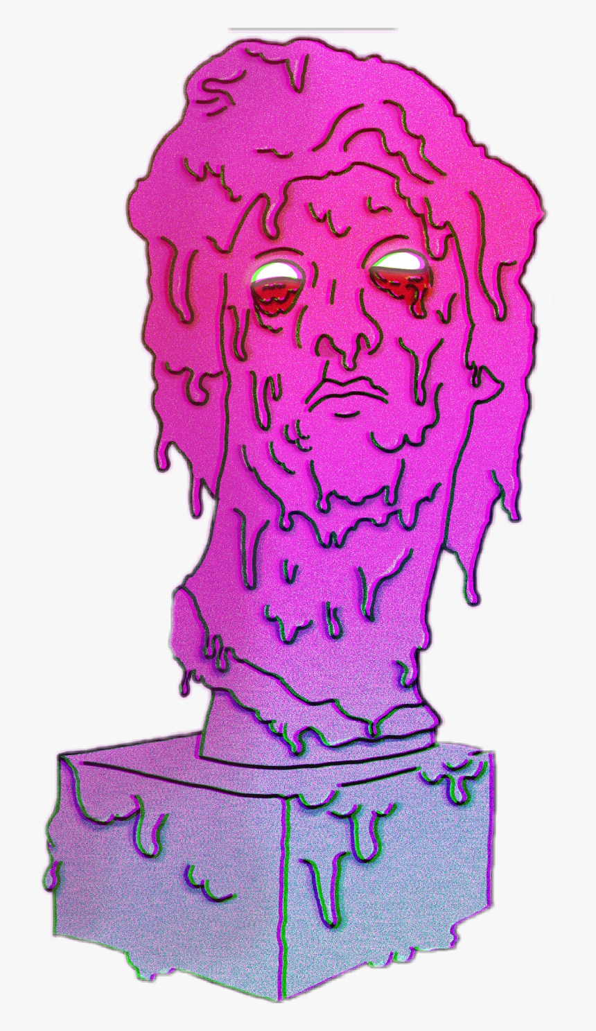 #grime #art #grimeart #aesthetic #vapor #vaporwave - Illustration, HD Png Download