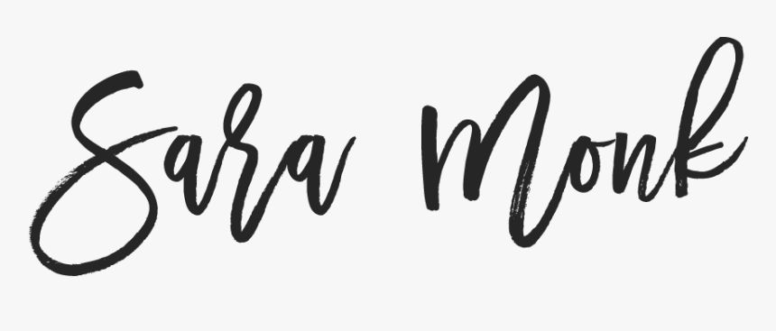 Sara Monk - Sara Monk Written In Calligraphy, HD Png Download