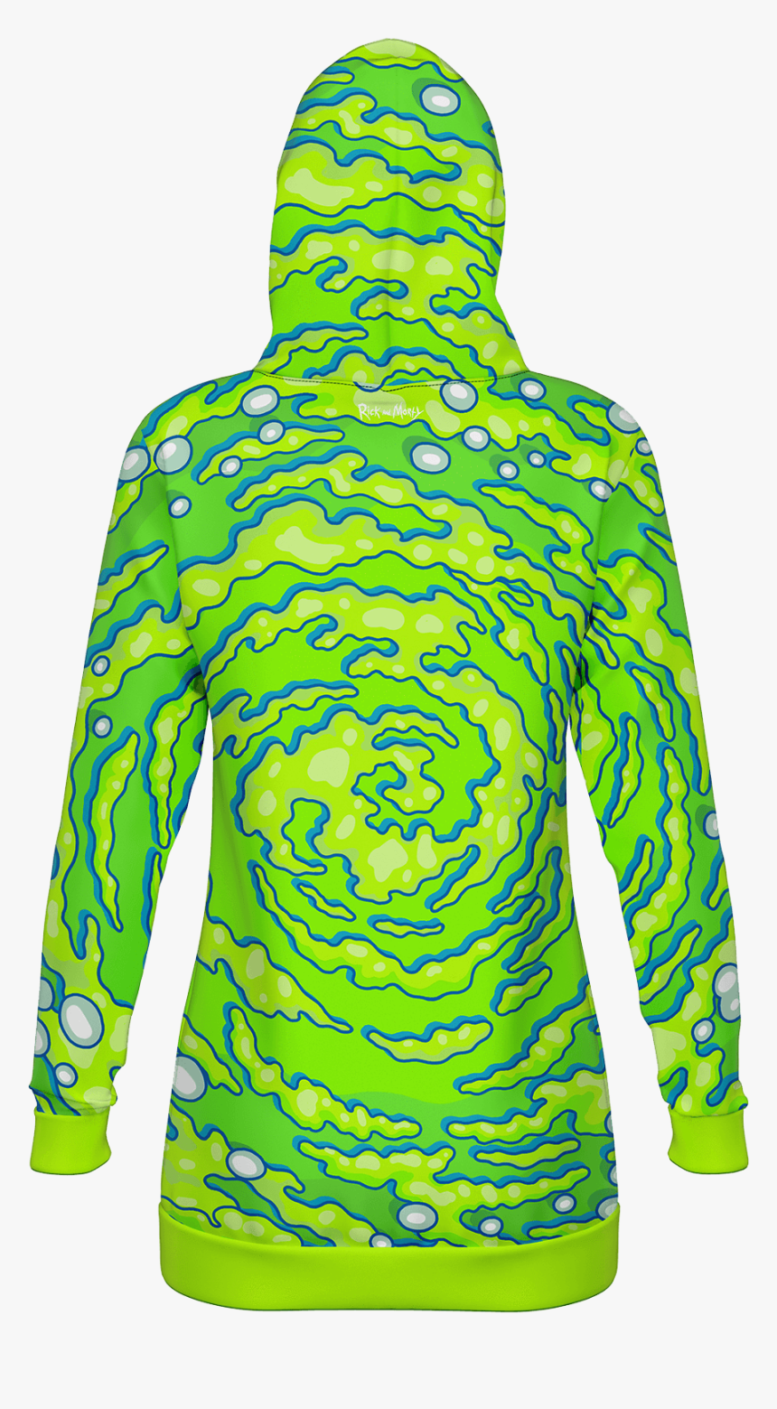 Neon Portal Hooded Dress Hoodie Dress Electro Threads - Hoodie, HD Png Download
