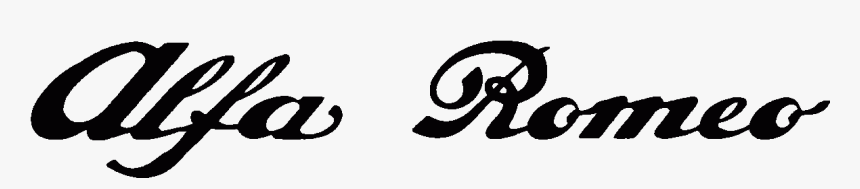 Alfa Romeo Name Logo, HD Png Download