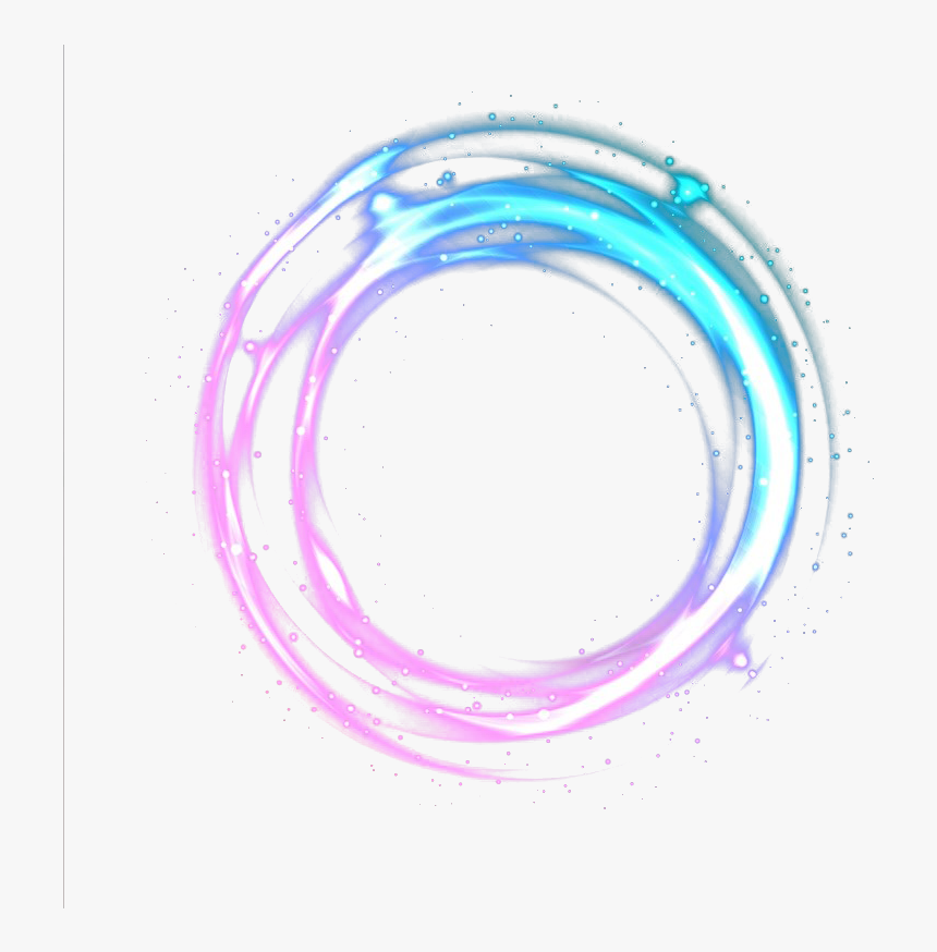 #pink #blue #neon #circle #freetoedit - Pink Blue Neon Png, Transparent Png