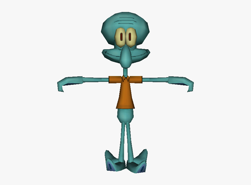 Download Zip Archive - Spongebob Models Videogames, HD Png Download