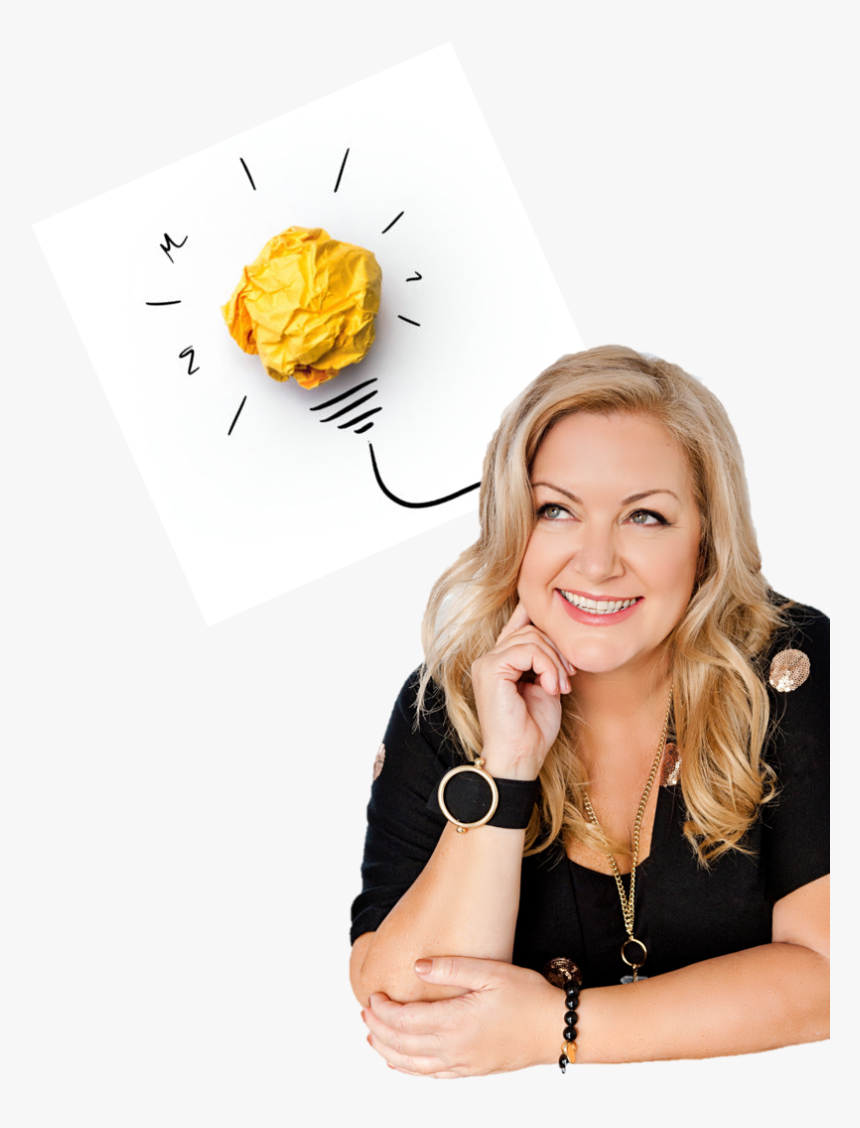 Deb Thinking - Girl, HD Png Download