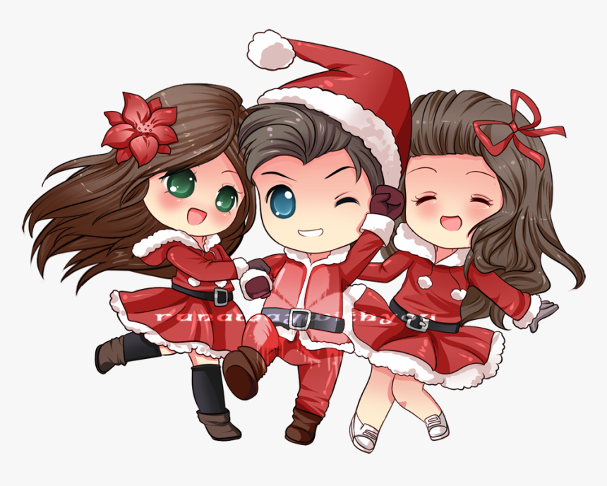 Anime Christmas Elf Girl, HD Png Download