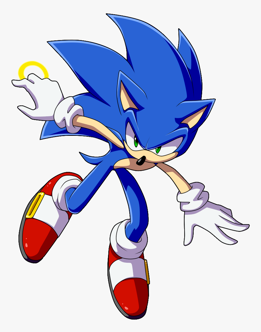 Shrug Drawing Sonic Huge Freebie Download For Powerpoint - Sonic Boom Sonic And Shadow, HD Png Download