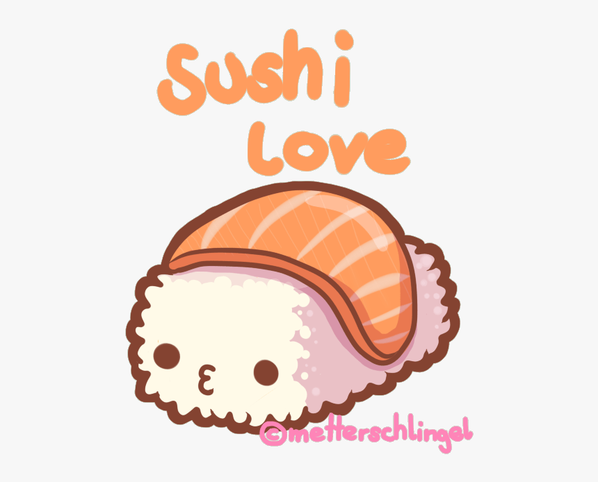 Love - Cute Sushi, HD Png Download