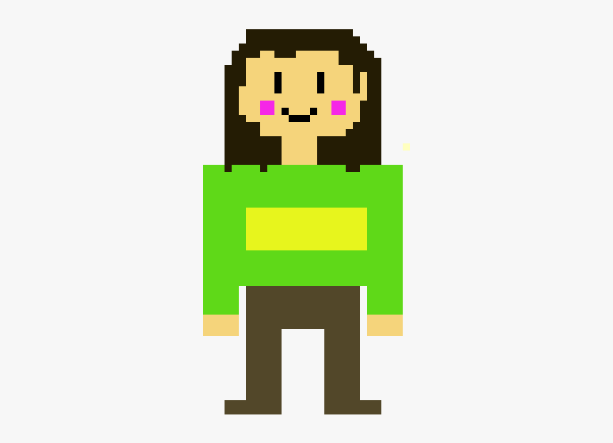 Girl Pixel Art Black And White, HD Png Download