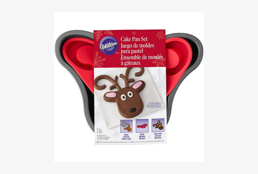Molde Reno Y En Silicona Molde Para Cuernos - Christmas Cake Pans, HD Png Download