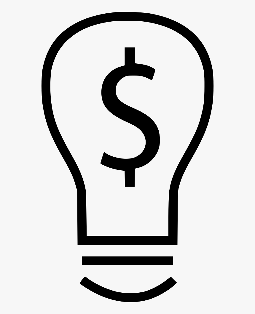 Dollar Light Bulb, HD Png Download