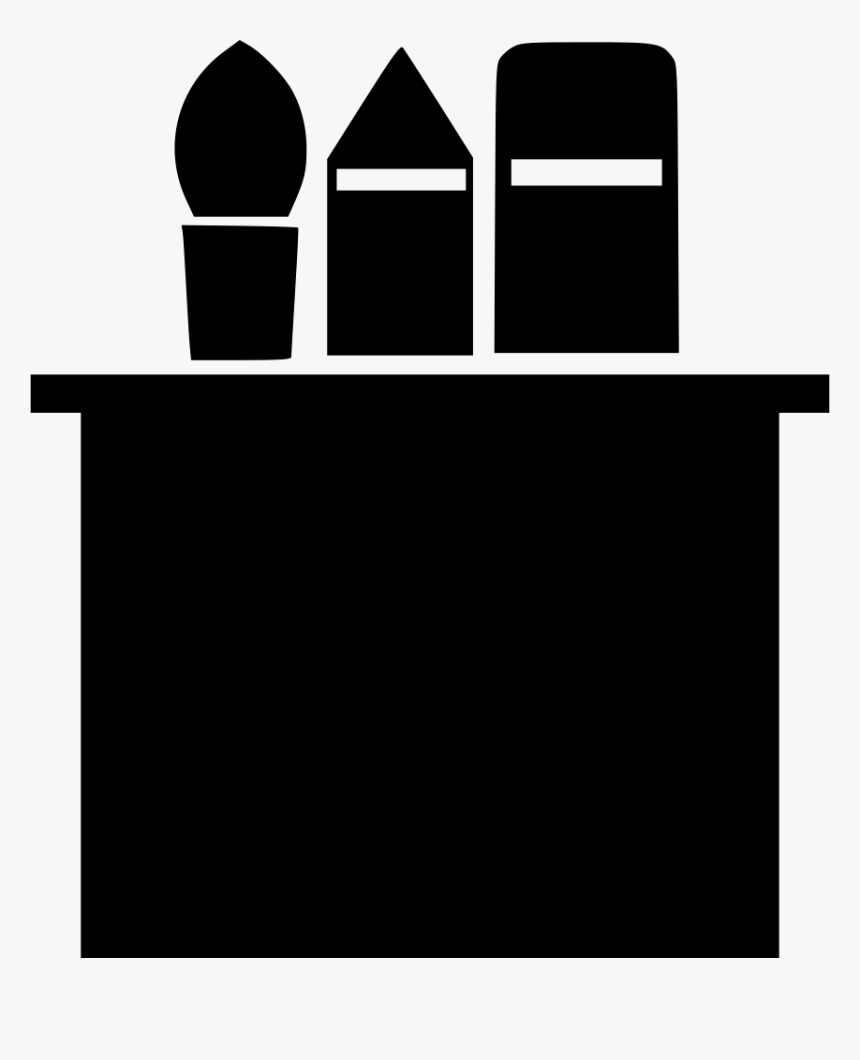 Paint Brushes - Shelf, HD Png Download