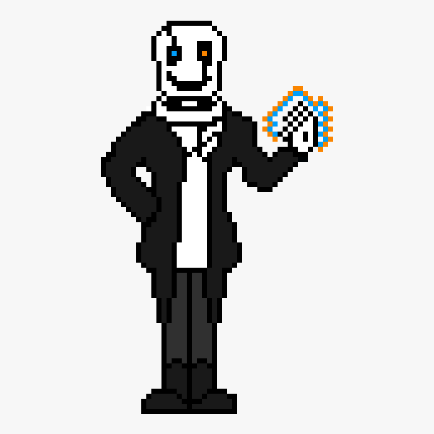 Pixel Black And White Character, HD Png Download