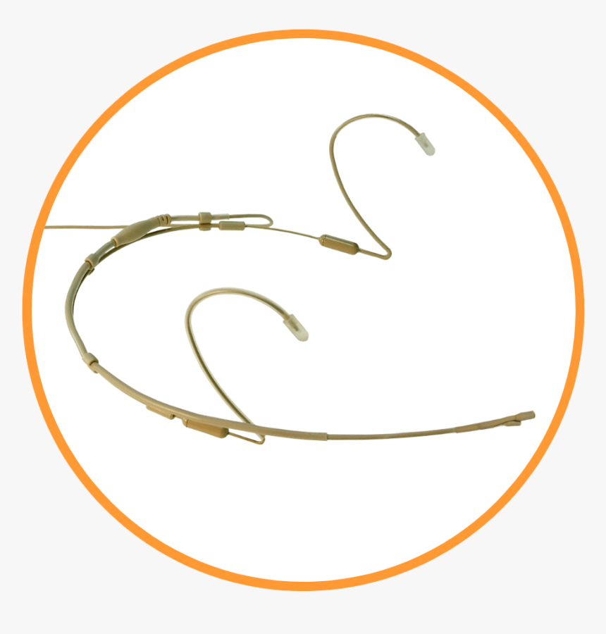 Co2-8wd Be Headset Mic, Dual Element Headset Microphone, - Circle, HD Png Download