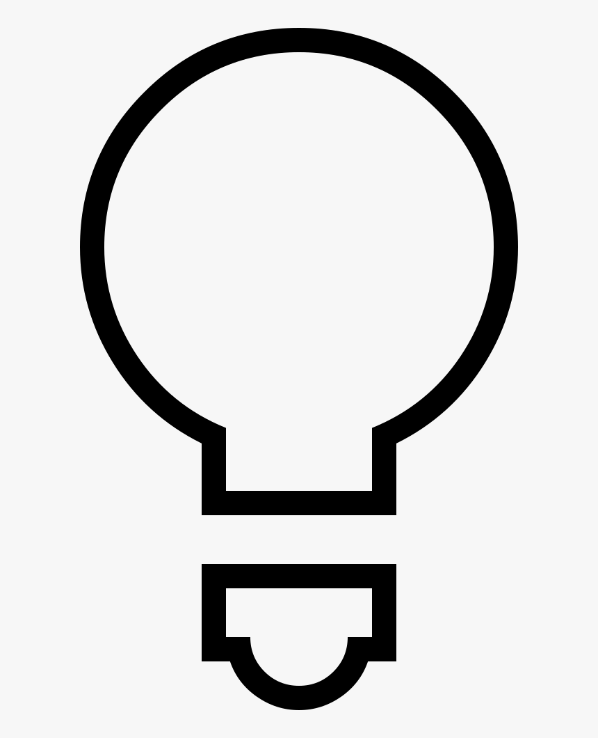 Light Bulb - Emblem, HD Png Download