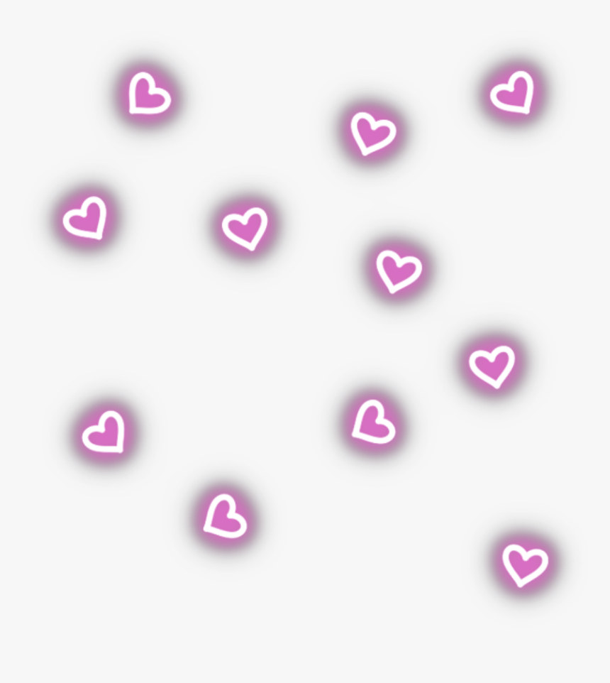 #neon #neoneffect #effect #heart #neonheart #hearts - Stickers Picsart, HD Png Download