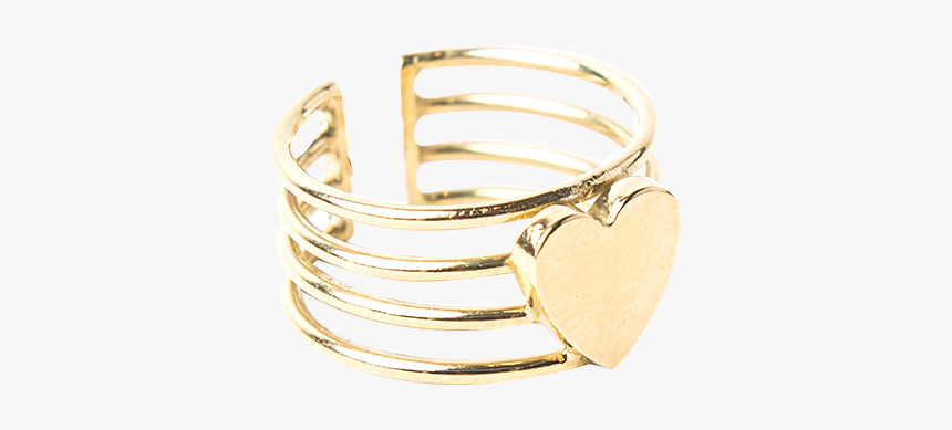 Imagen De Broken Filled Heart Lines Ring - Bracelet, HD Png Download