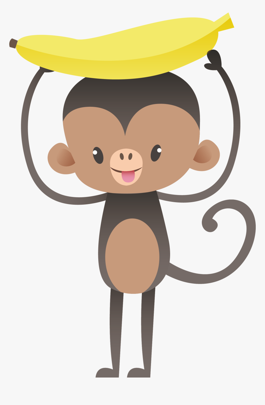 Monkey Clipart Couple - Cartoon, HD Png Download