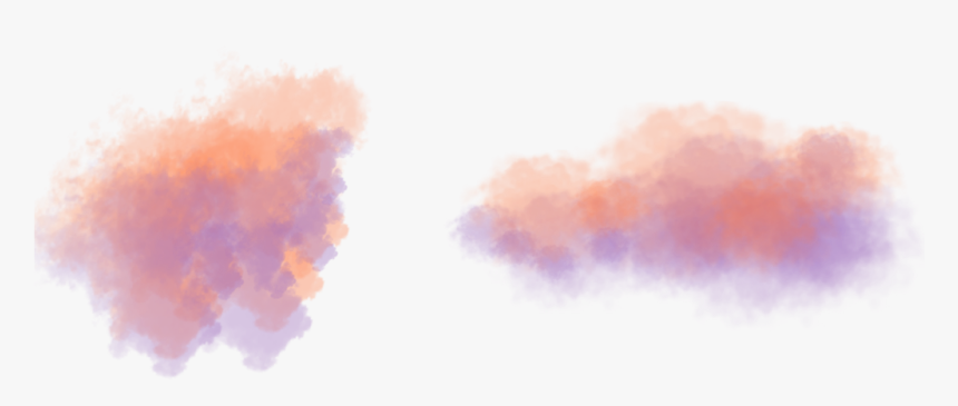 #ftestickers #watercolor #clouds #colorful - Watercolor Paint, HD Png Download