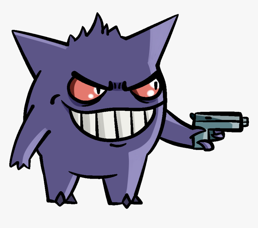 Nanoco1000 Aka Lo-fi A Friendly Little Gengar I Drew - Cartoon, HD Png Download