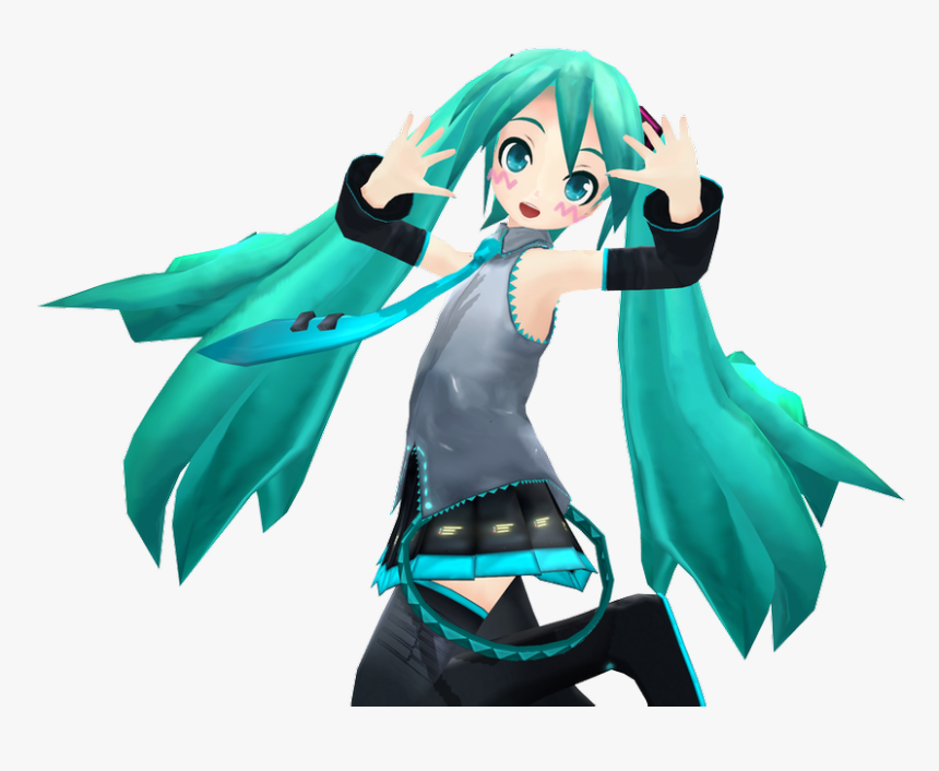 Miku Project Diva Chibi, HD Png Download