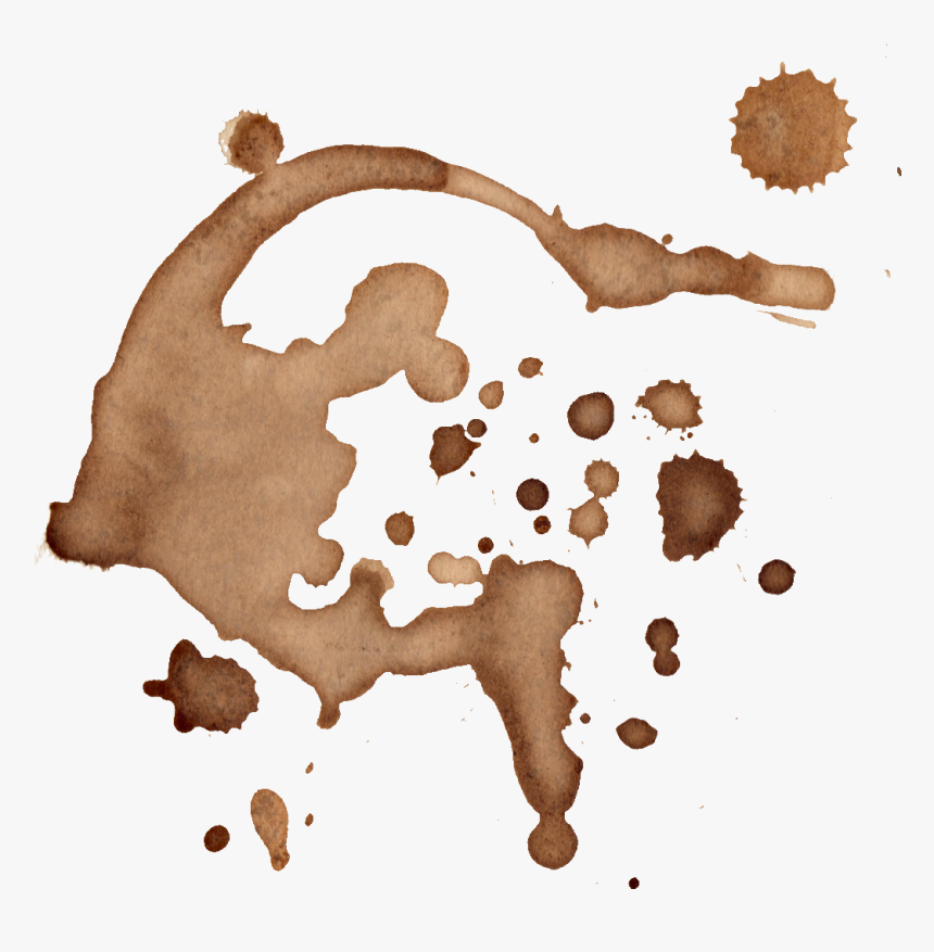 Transparent Coffee Splatter Clip Art, HD Png Download