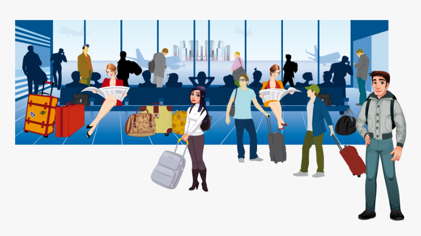Reconsil Travelling Cartoon - Illustration, HD Png Download