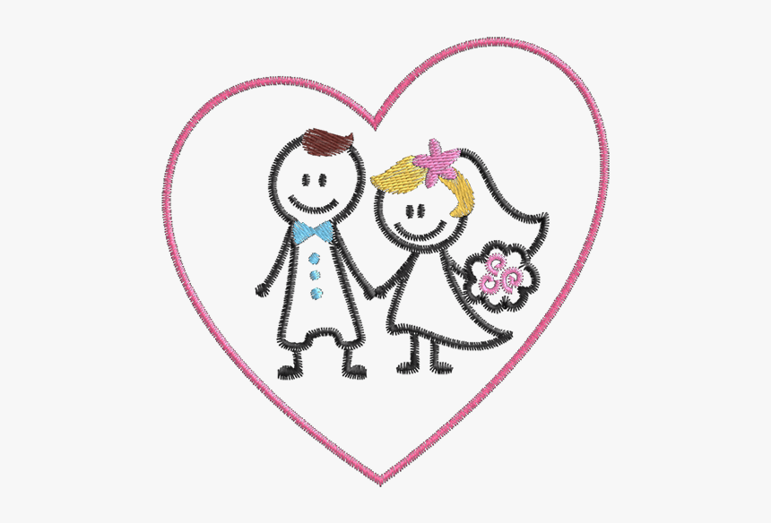 Bordados Gratis Noivinhos, HD Png Download