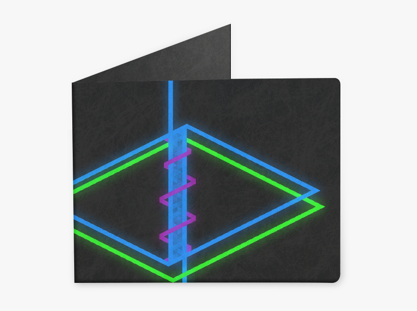 Carteira Trixel Beams De Lucas Trujillosna - Triangle, HD Png Download