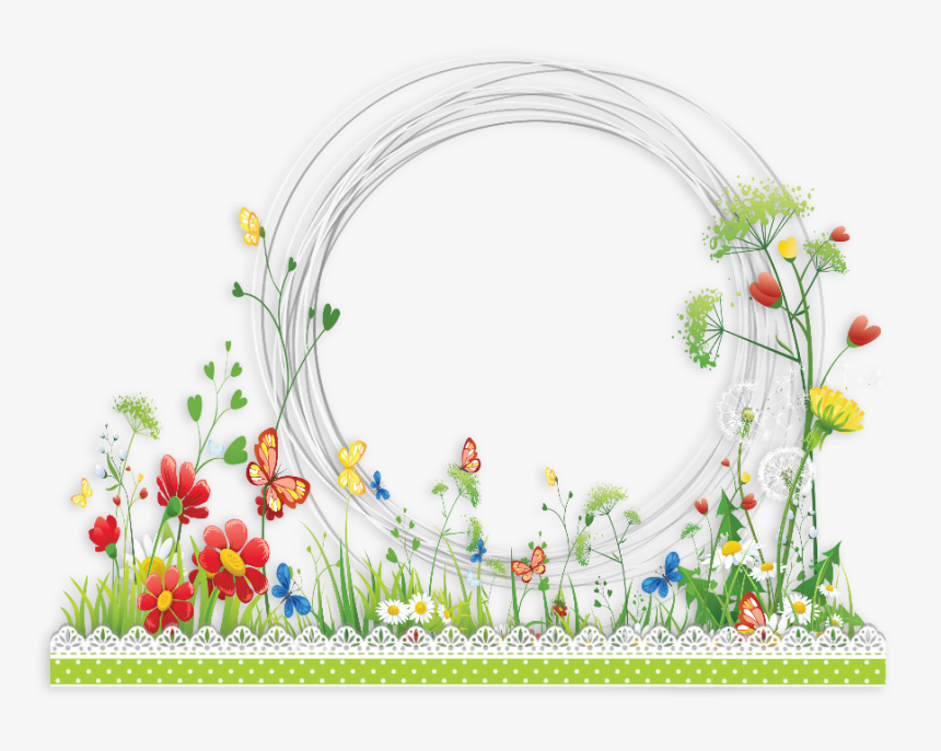 Khung Hinh Transparent W Flowers, HD Png Download