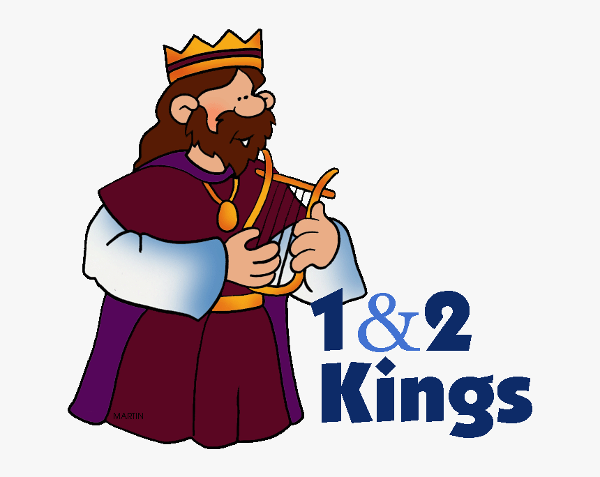 Free Bible Clip Art By Phillip Martin, 1 And 2 Kings - Cartoon King David Bible, HD Png Download