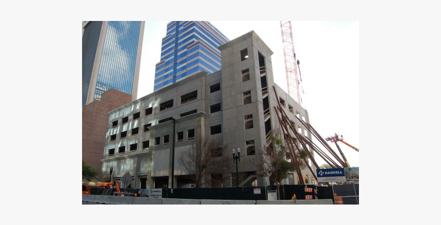 The 600-space Parking Garage West Of Suntrust Tower - Tower Block, HD Png Download