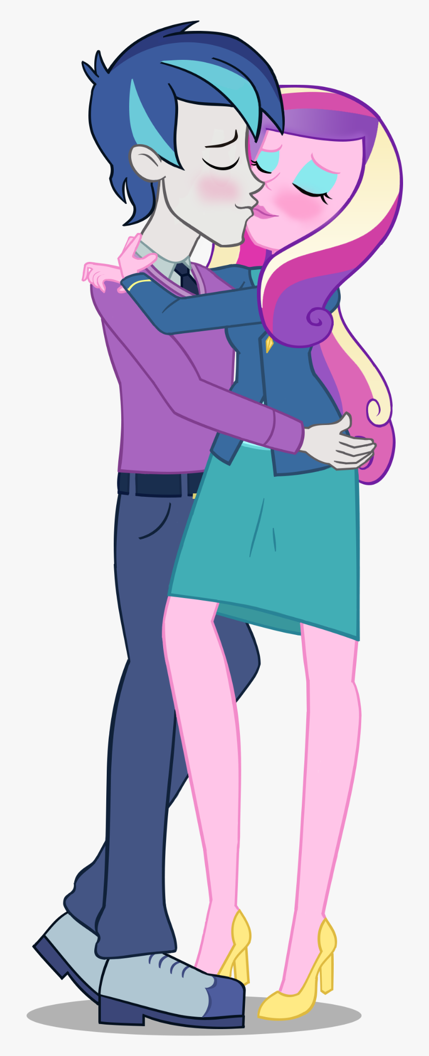 Equestria Girls Shining Armor And Cadence, HD Png Download