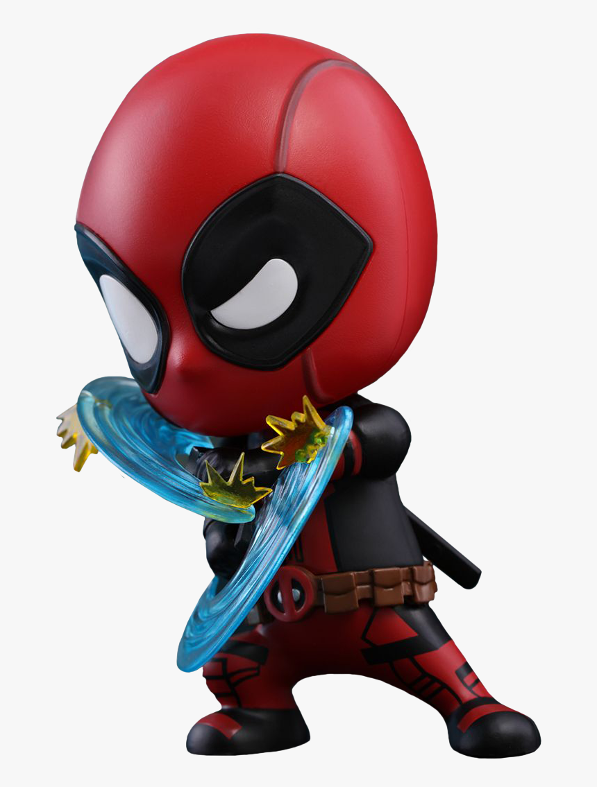 Comic Figures Hot Toys Deadpool 2 Bobble-head Cosbaby - Deadpool Cosbaby, HD Png Download