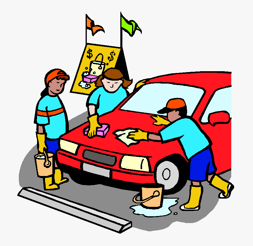 Car Cleaning Clipart Clip Art Royalty Free Download They Are Washing The Car, HD Png Download