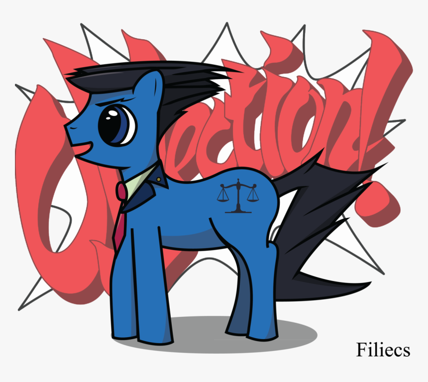 Phoenix Wright Ace Attorney Objection Gif, HD Png Download