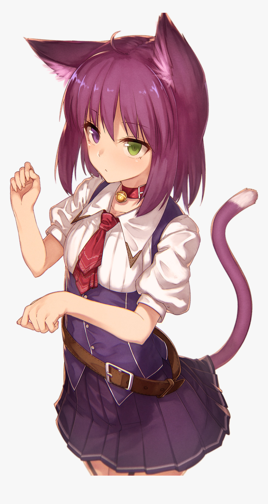 #nekogirl #nya #anime #animegirl #animestyle - Anime Girl Neko Ears, HD Png Download
