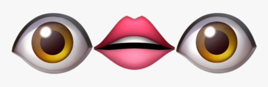👁👄👁
#emojis #weird #grunge #edgy #aesthetic #mine - Emoji 👁 👄 👁 Iphone, HD Png Download