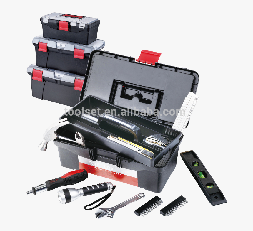 37pcs Complete Household Hand Tools Kit Set In Portable - Endmill, HD Png Download