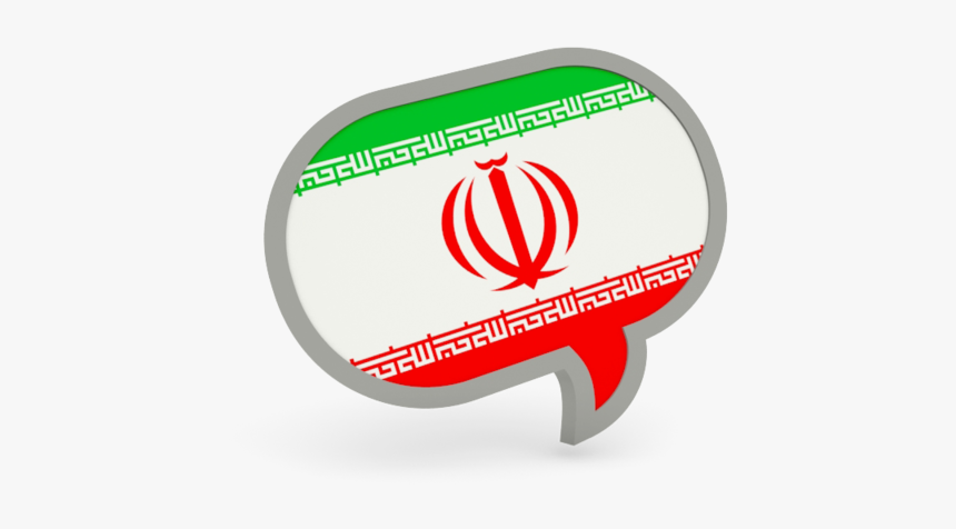 Speech Bubble Icon - Flag Of Iran, HD Png Download