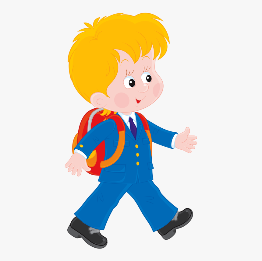 Drawing Of School Boy, HD Png Download