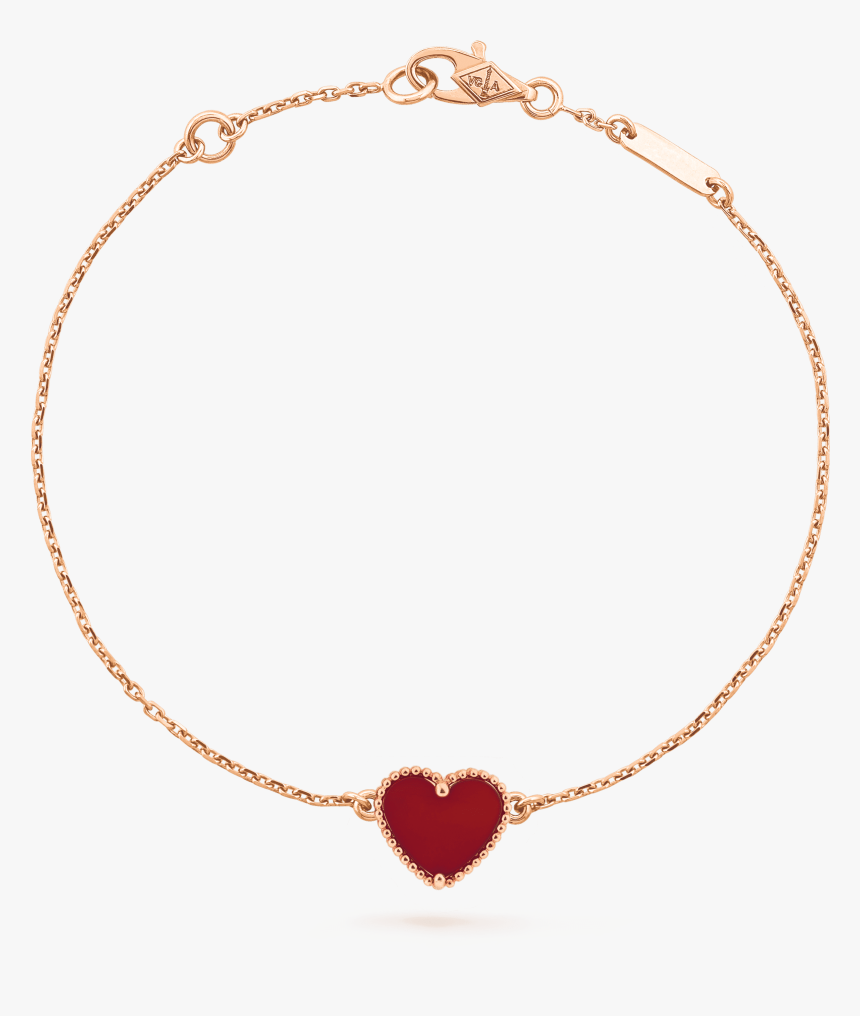 Sweet Alhambra Heart Bracelet, - Van Cleef And Arpels Bracelet Red, HD Png Download