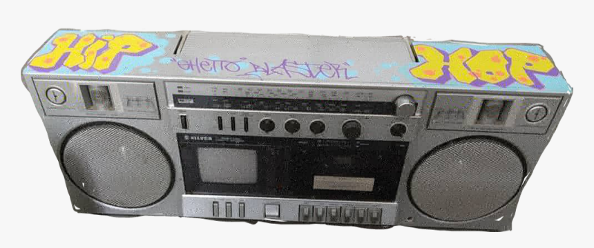 #freetoedit #sticker #radio #boombox #ghettoblaster - Cassette Deck, HD Png Download