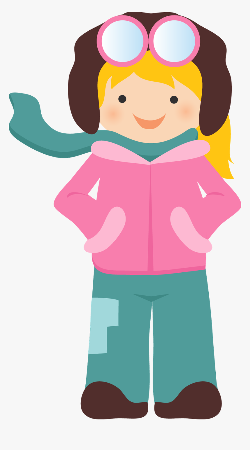 Transparent Pilot Clipart - Aviador Menina Png, Png Download