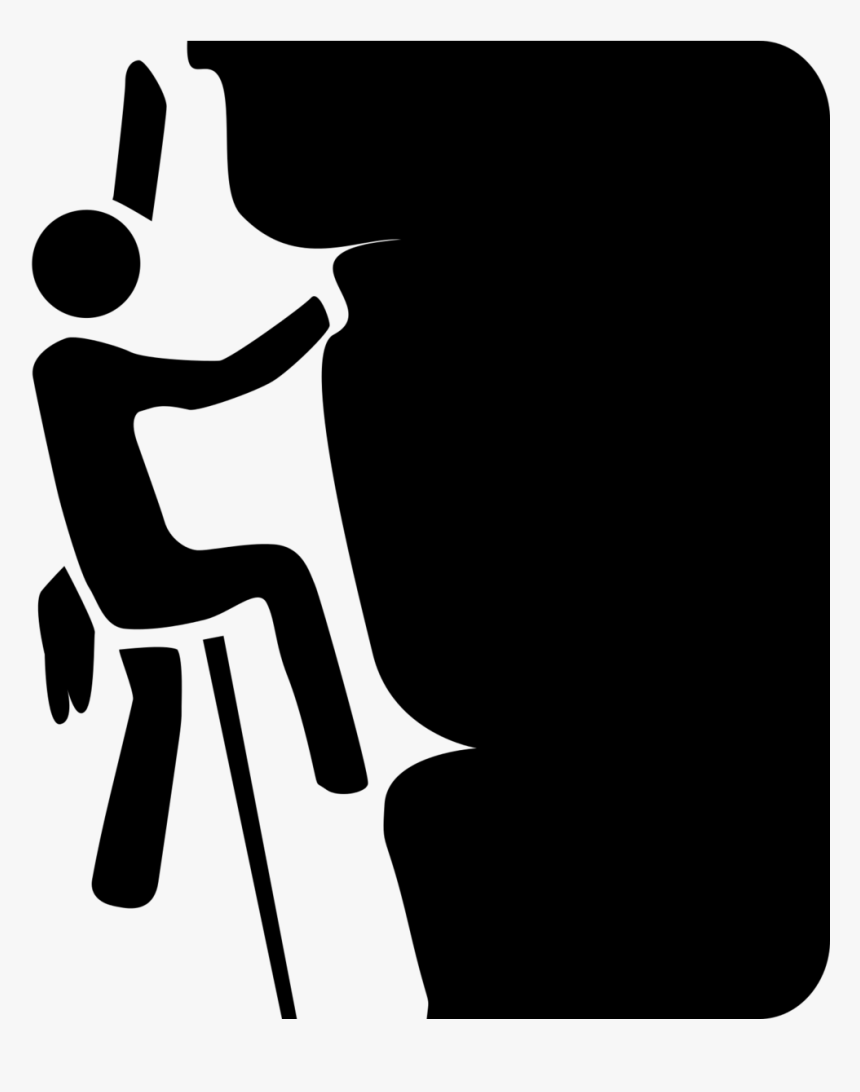 Rock Climbing Icon Png , Transparent Cartoons - Rock Climbing Icon Png, Png Download