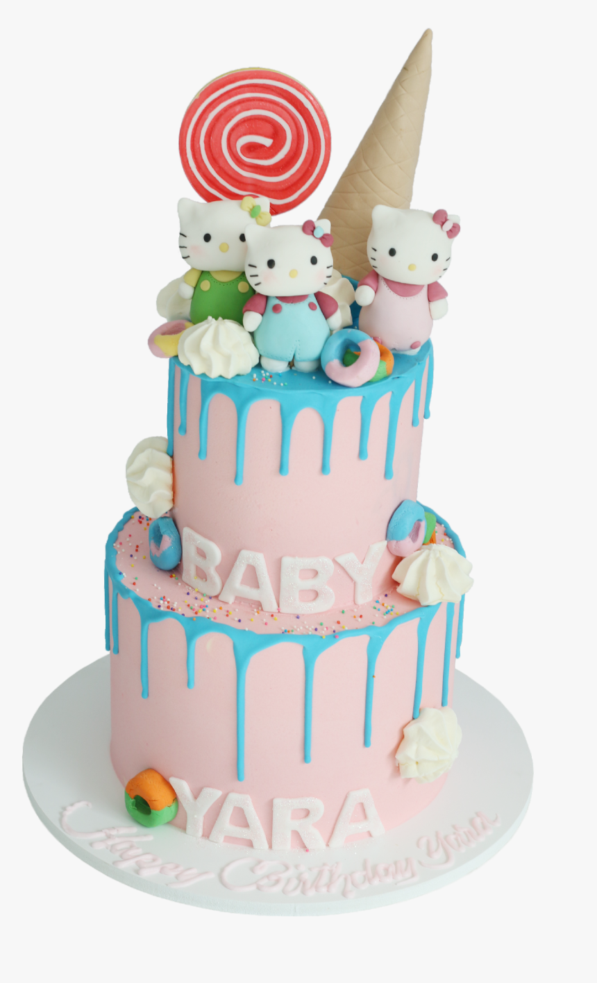 Hello Kitty Cake, HD Png Download