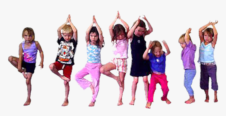 Kids Meditating - Yoga, HD Png Download